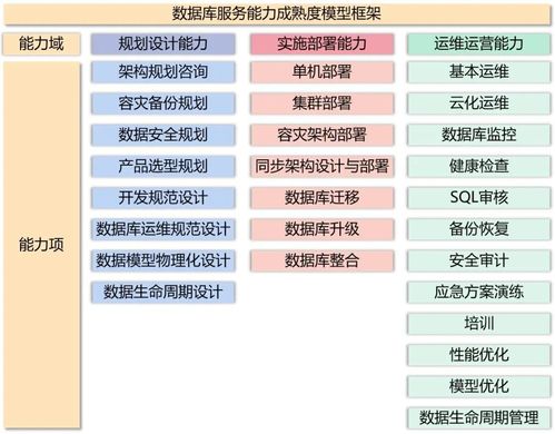 解讀數(shù)據(jù)庫(kù)服務(wù)能力成熟度模型 構(gòu)建高效數(shù)據(jù)管理體系的基石